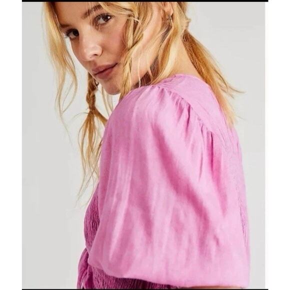 Free People String of Hearts Maxi Dress in Pink Size XS - Picture 8 of 10